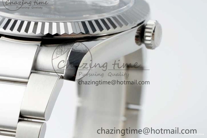 0128 Youthful DateJust 41 126334 NTF 1:1 Best Edition 904L Steel Black Stick Dial on Oyster Bracelet VR 2286